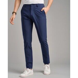 Rhone Commuter Slim Pant Mens Sz 34 Navy Perfomance Stretch Golf MSRP$138